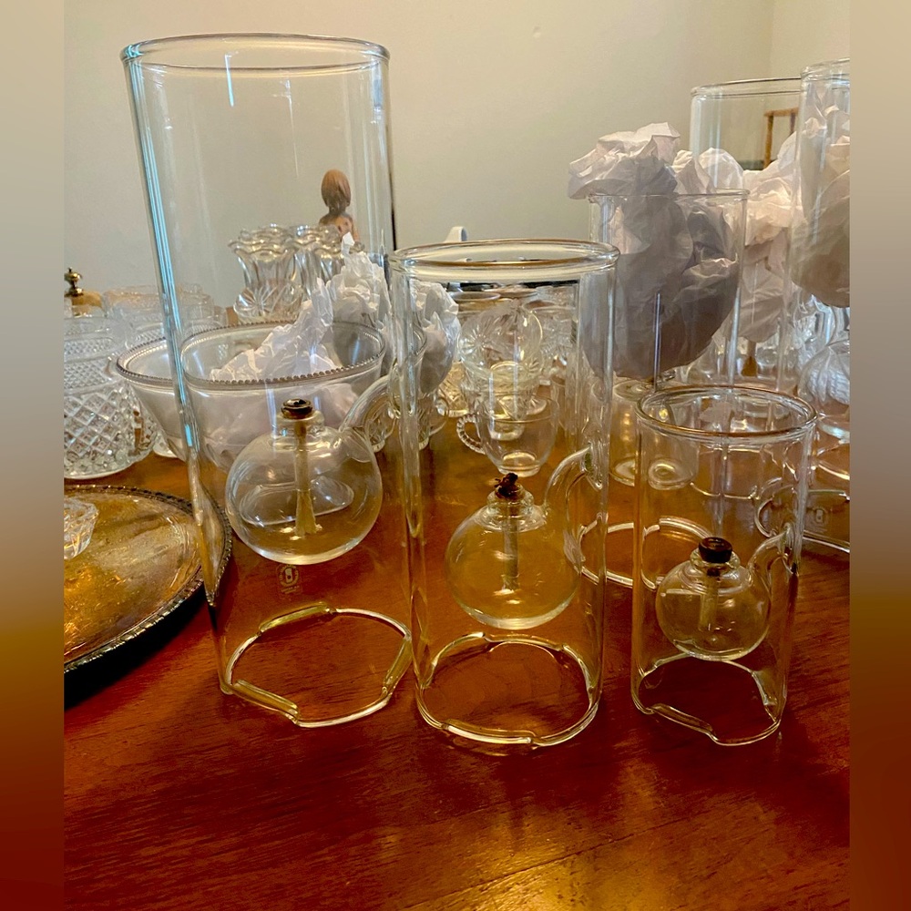 Wolfard Hand Blown Oil Lamps